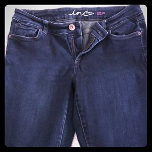 INC dark, soft denim. Boot cut. Rarely worn